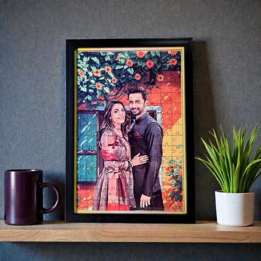 Personalized Puzzle Painting-Framed Puzzle