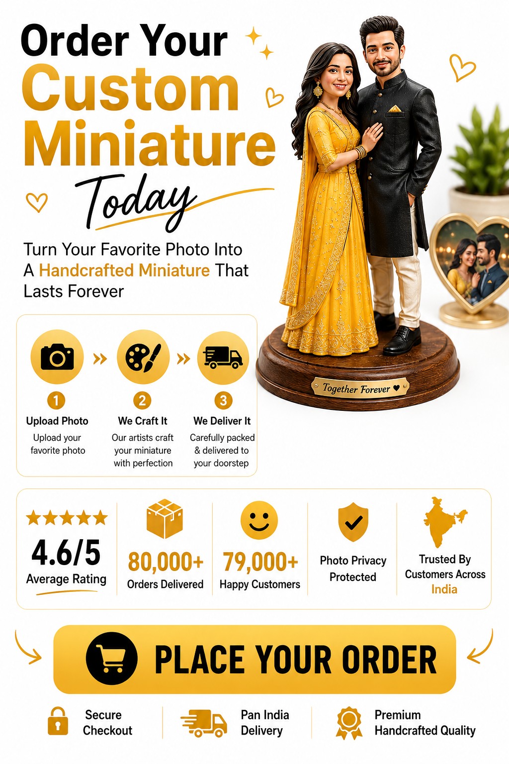 Personalized Family 3D Miniature