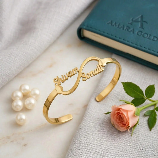 Customized Couple Infinity Name Bracelet