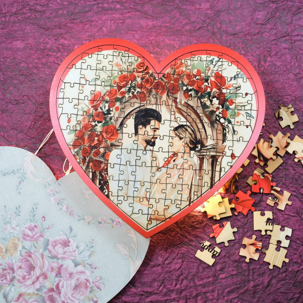 Personalized Puzzle Painting-Framed Puzzle