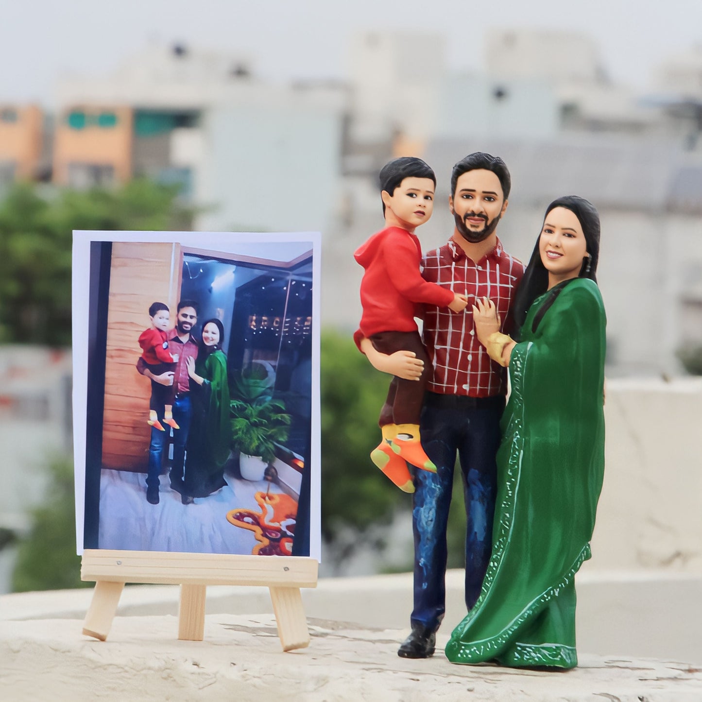 Personalized Family 3D Miniature
