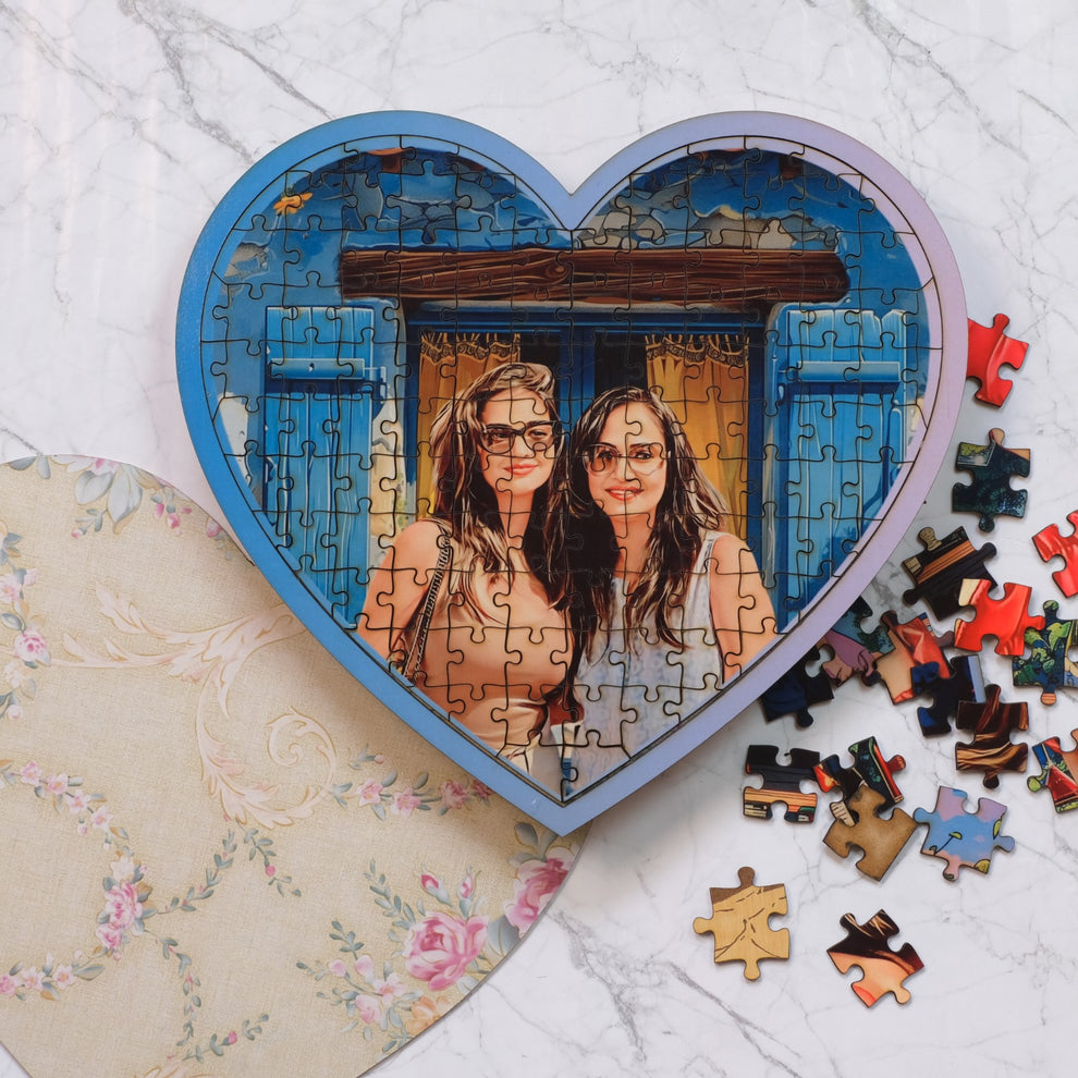 Personalized Puzzle Painting-Framed Puzzle