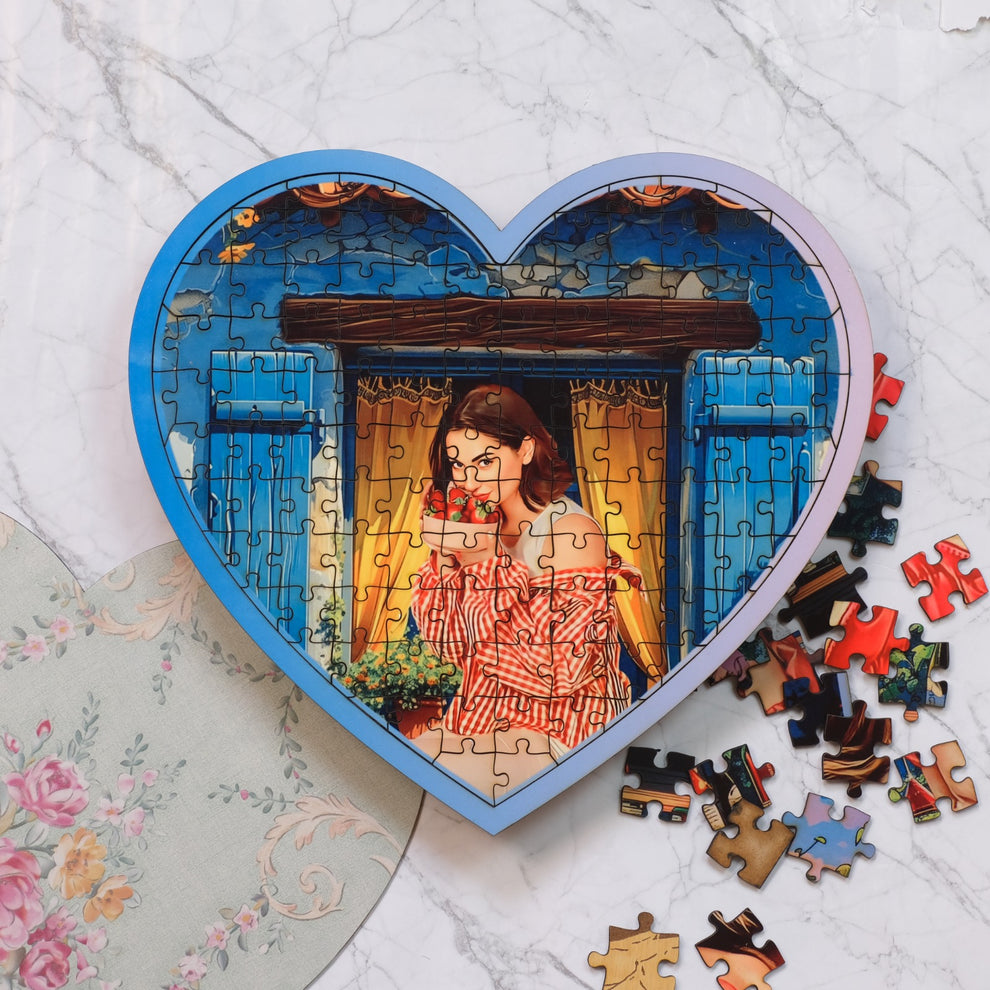 Personalized Puzzle Painting-Framed Puzzle