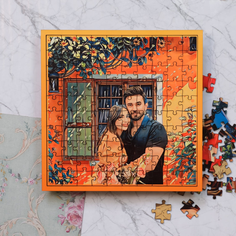 Personalized Puzzle Painting-Framed Puzzle