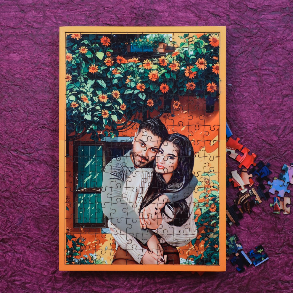 Personalized Puzzle Painting-Framed Puzzle