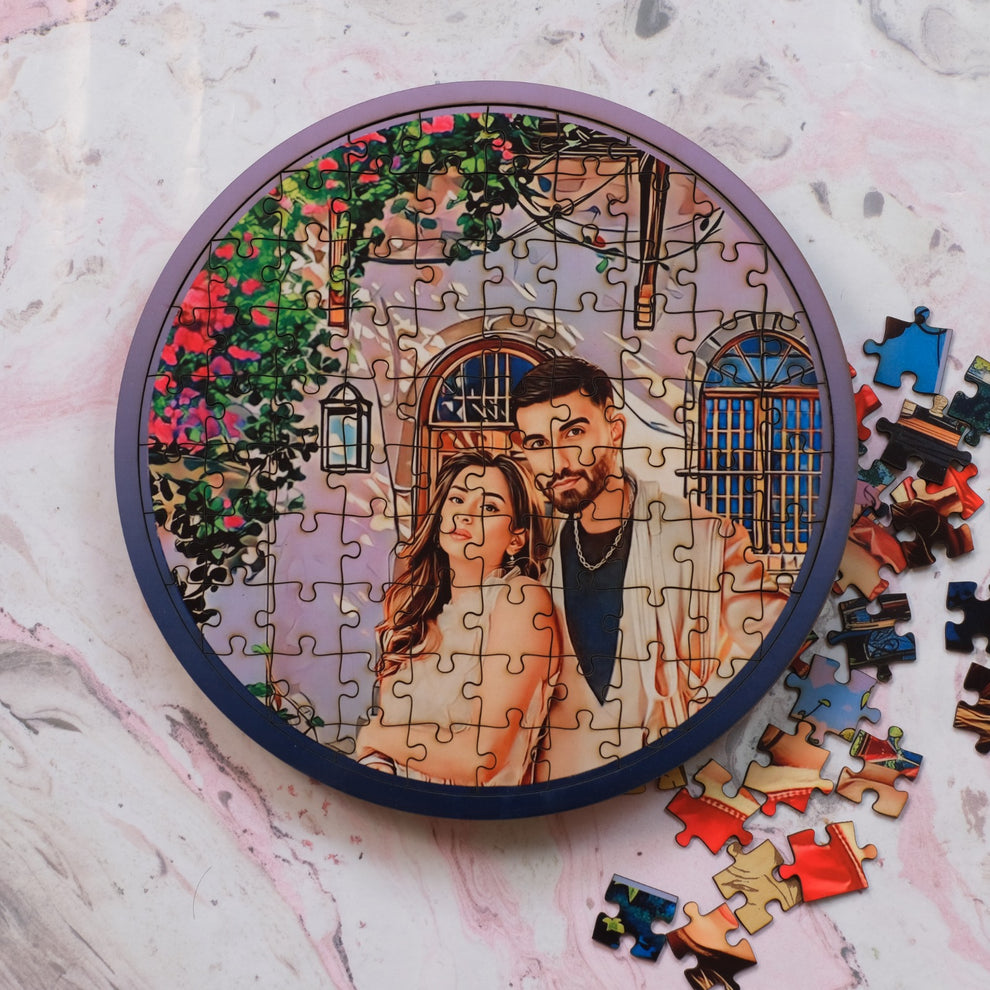Personalized Puzzle Painting-Framed Puzzle
