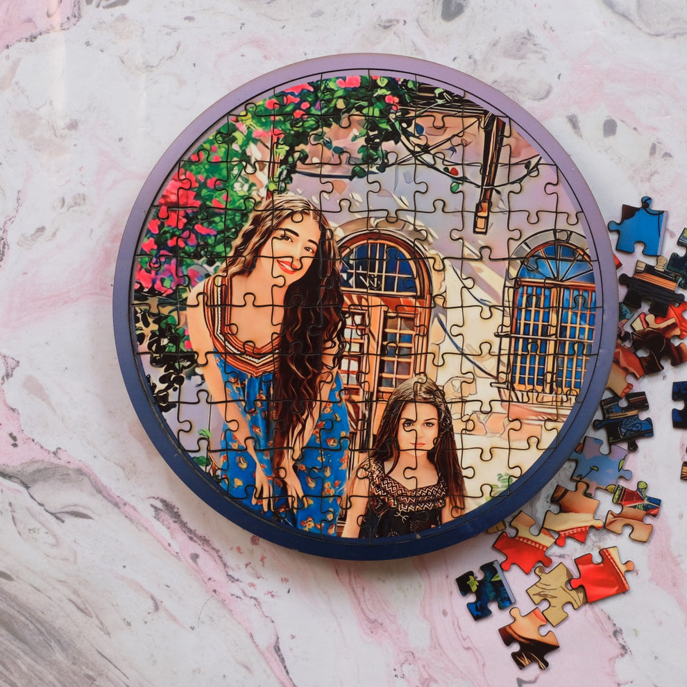 Personalized Puzzle Painting-Framed Puzzle