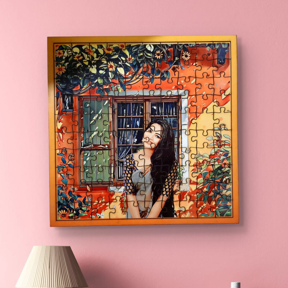 Personalized Puzzle Painting-Framed Puzzle
