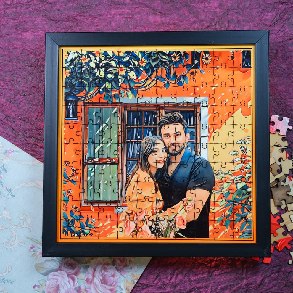 Personalized Puzzle Painting-Framed Puzzle
