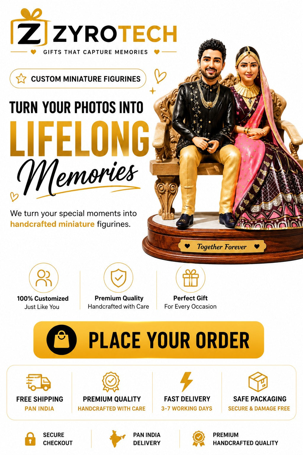 3d Miniature Couple.