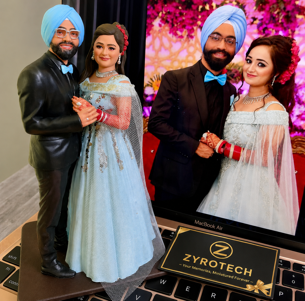 3d Miniature Couple.