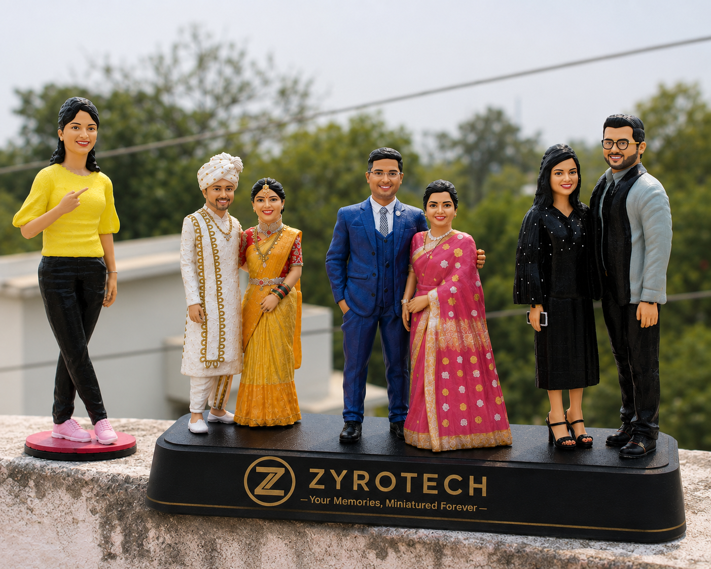3d Miniature Couple.