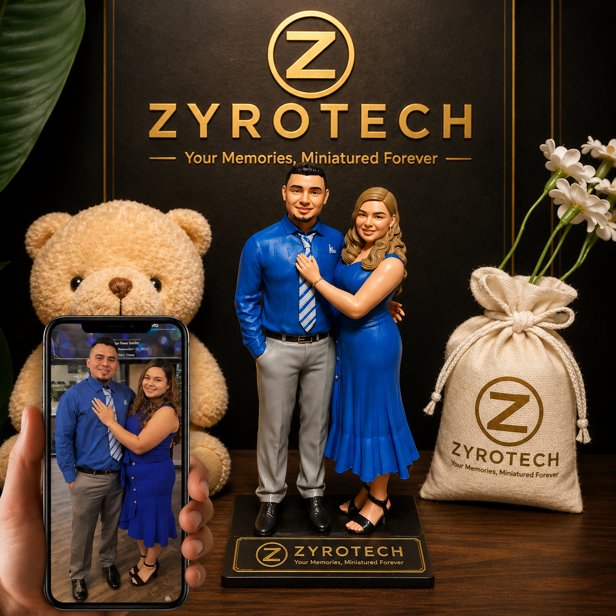 3d Miniature Couple.