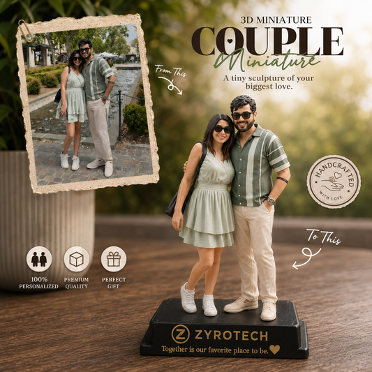 3d Miniature Couple.